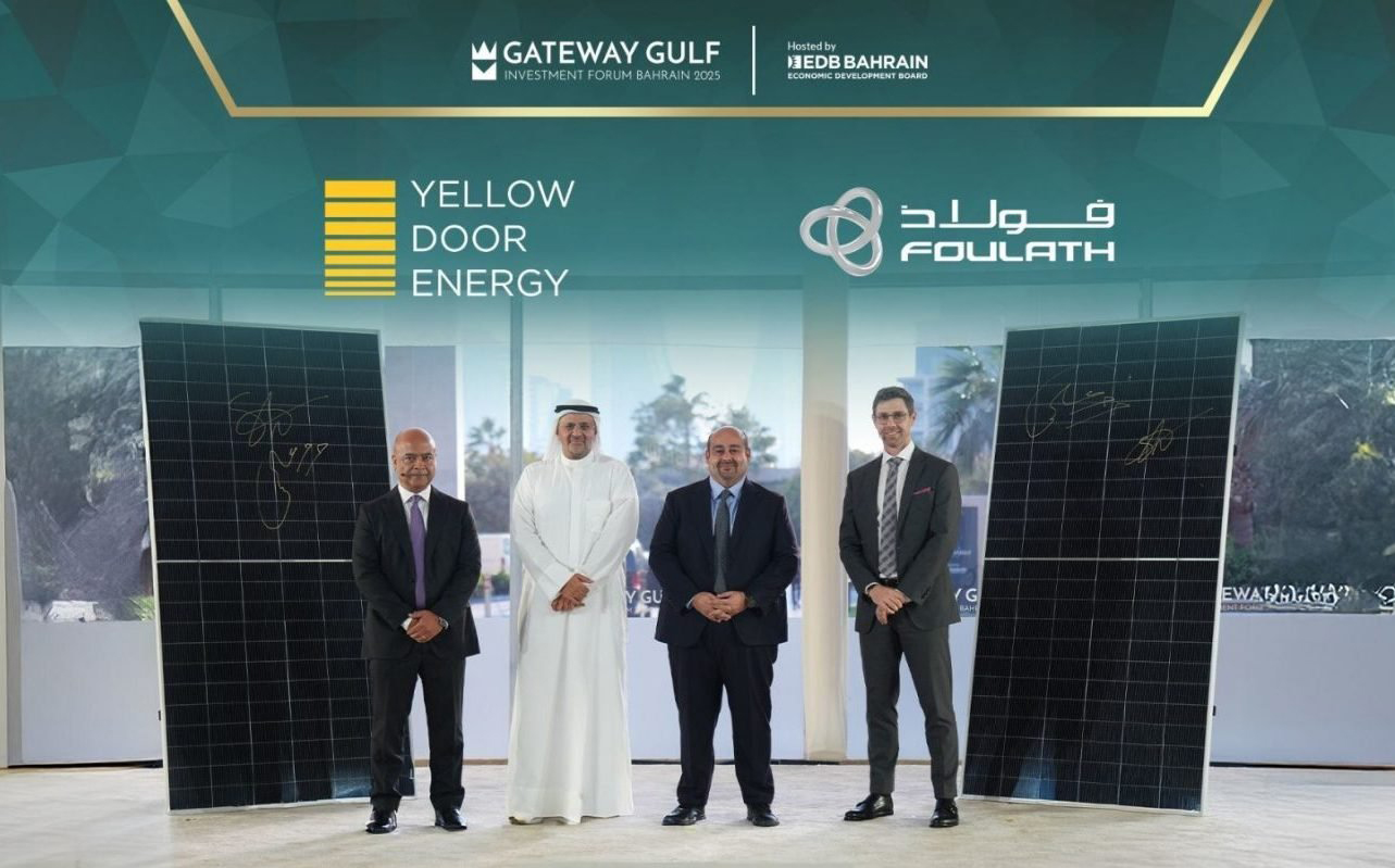 فولاذ القابضة و Yellow Door Energy تتعاونان لإطلاق أكبر مشروع للطاقة الشمسية عالمياً