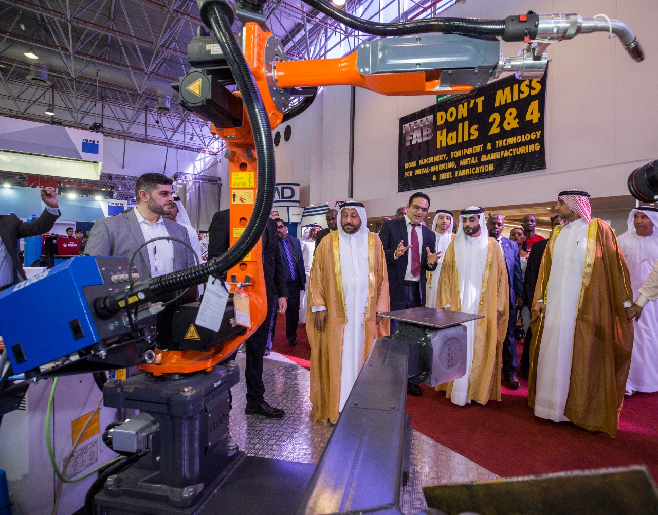 الإمارات: القاسمي يفتتح (ستيل فاب 2020) في إكسبو الشارقة