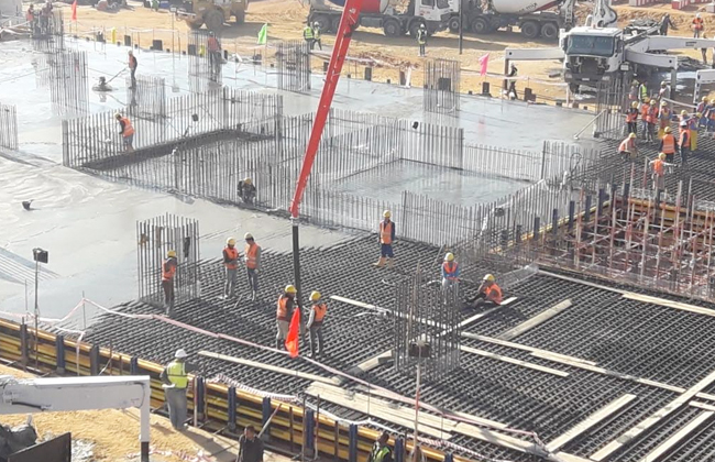 مصر: وزارة الإسكان: البدء في صب الخرسانات بمشروع (JANNA) ضمن المشروعات السكنية للوزارة