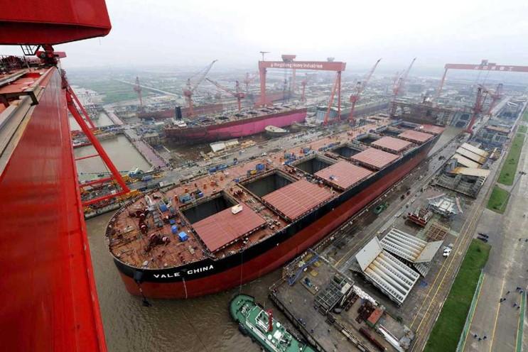 عالمية: الصين تحافظ على مكانة رائدة في صناعة بناء السفن العالمية خلال النصف الأول من 2019