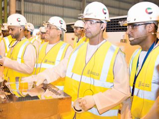 الإمارات l أرتفاع إنتاج حديد الإمارات لـ 33 بالمائة 