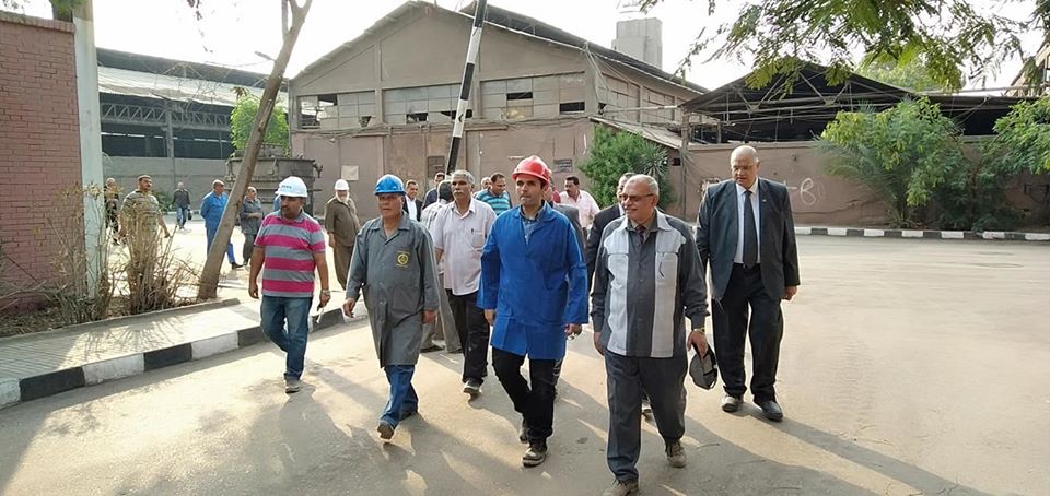 مصر: مدحت نافع يقوم بزيارة تفقدية لشركة (الدلتا للصلب) لمتابعة ما تم إنجازه بعمليات التطوير