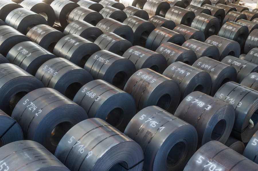 عالمية: هبوط أسعار لفائف الصاج في الصين