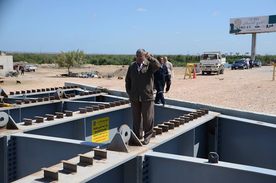 مصر: تصنيع 12ألف طن من القطاعات المعدنية الخاصة بكباري مصر الإسكندرية الصحراوي بورش المقاولون العرب