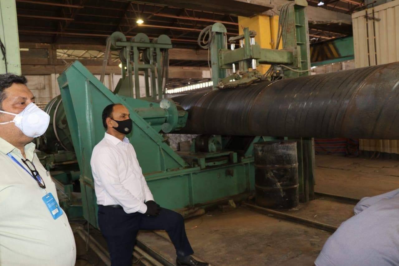 العراق: (الصلـب العراقية) تتعاقـد لتجهيـز وزارة النفـط بالأنابيـب الحديديـة الملحومة حلزونياً