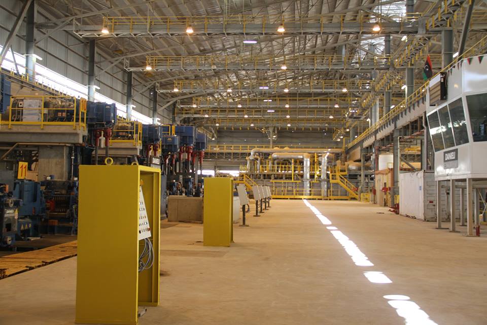 ليبيا: (الصلب الليبية) تعلن استئناف العمل بمصنع الدرفلة على الساخن وشحن 650 طن (خردة) لمصنعي الصلب