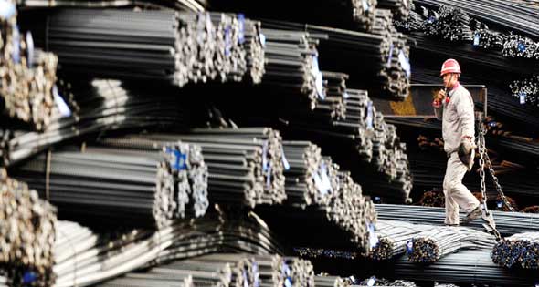 عالميـة: الجمعية الصينية للمعادن: طلبات السوق فاترة لتراجع استهلاك الصلب وارتفاع أسعاره