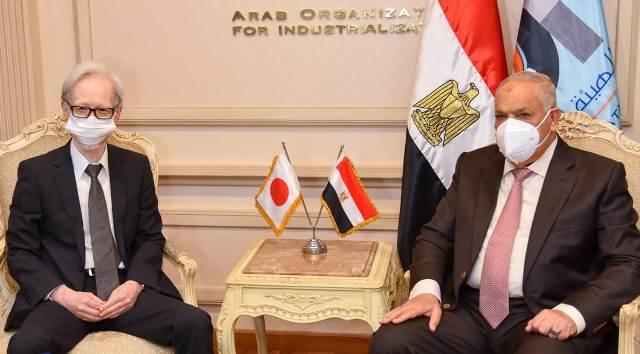 مصر: العربية للتصنيع تبحث مع السفير الياباني توطين التكنولوجيا بمجالات التصنيع المختلفة