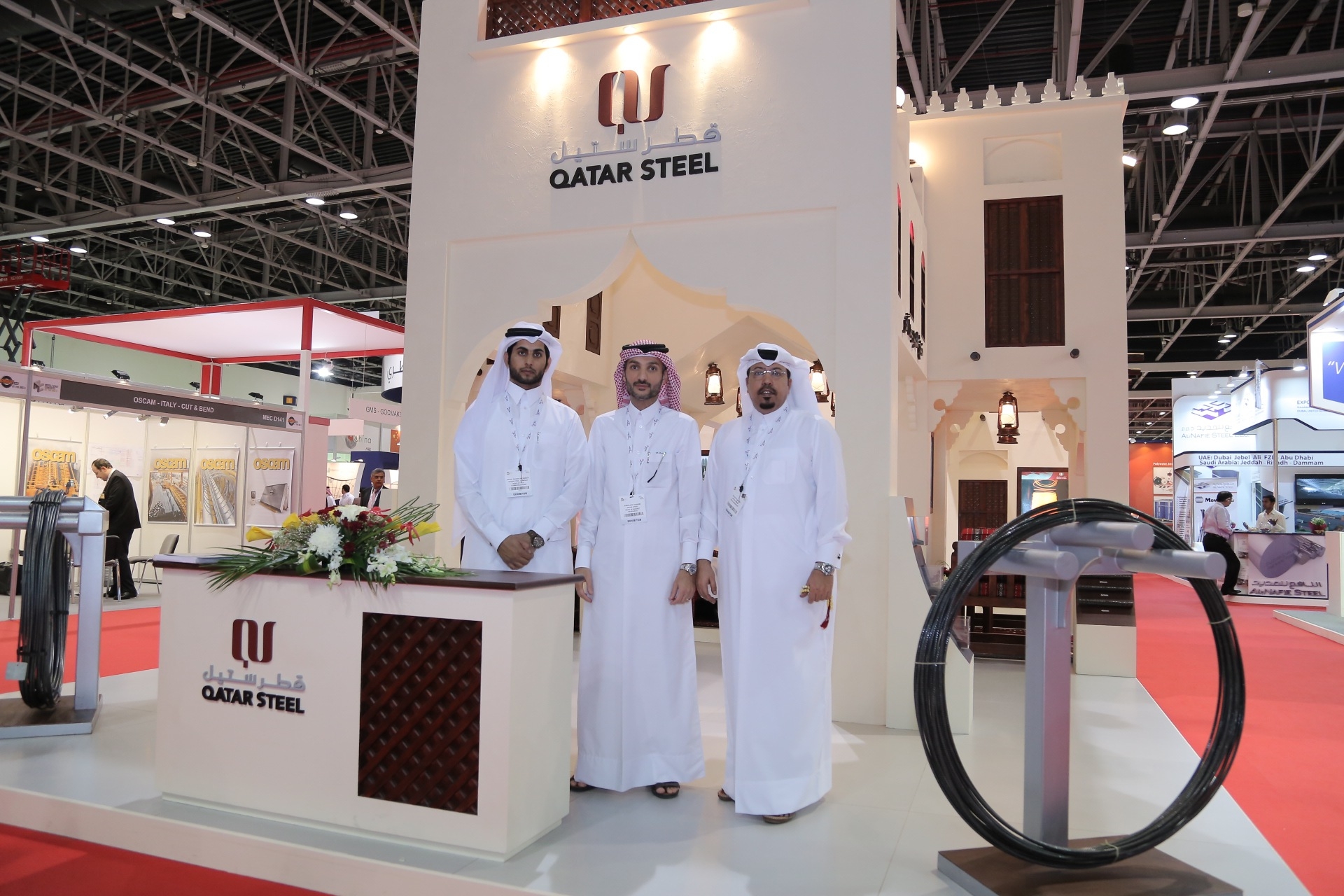 قطر: مشاركة ناجحة لـ(قطر ستيل)في المعرض الدولي الـ13 لمواد ومعدات وتقنيات البناء بروجكت قطر2016
