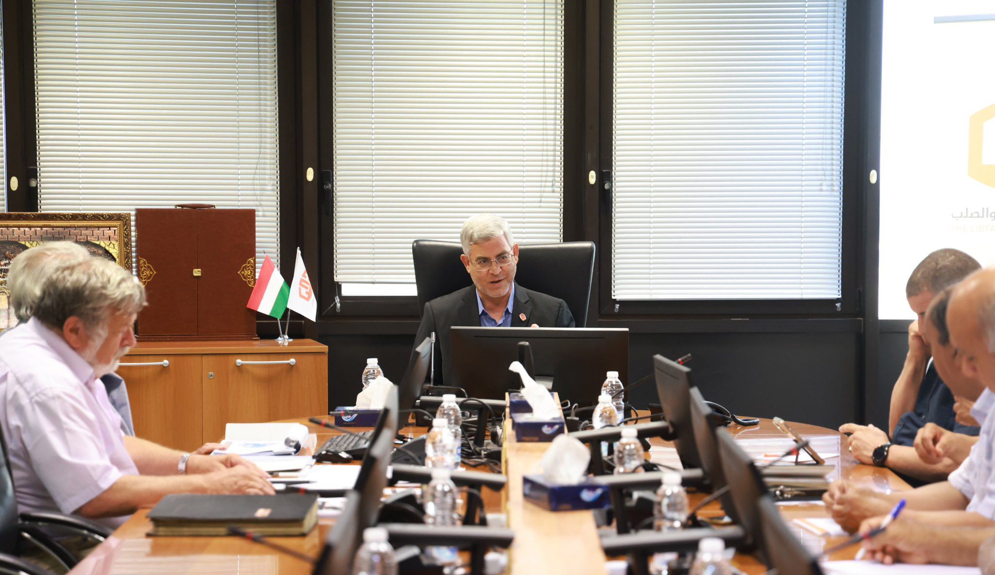 لقاء استثماري واعد بين الليبية للصلب و "فوست البين" النمساوية لفتح آفاقٍ جديدة لخامات وادي الشاطئ