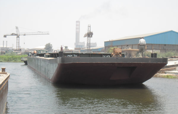 مصر: «الكلينكر» في المركز الأول وانخفاض نقل بضائع الحديد والصلب عبر نهر النيل