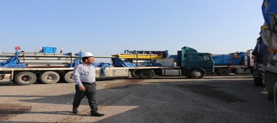 العراق: (صلب البصرة) وصول 218 شاحنة محملة بمعدات تطوير مصنعي (الصلب والدرفلة)
