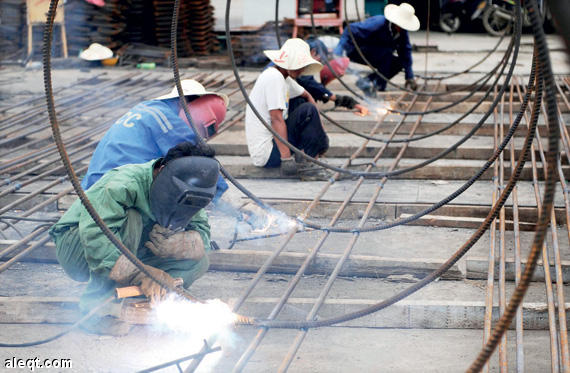 عالمية : إنتاج الصلب العالمي يرتفع إلى 132 مليون طن