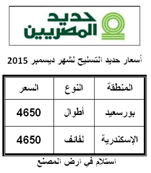 مصر: حديد المصريين تعلن ثبات أسعار حديد التسليح عن شهر ديسمبر