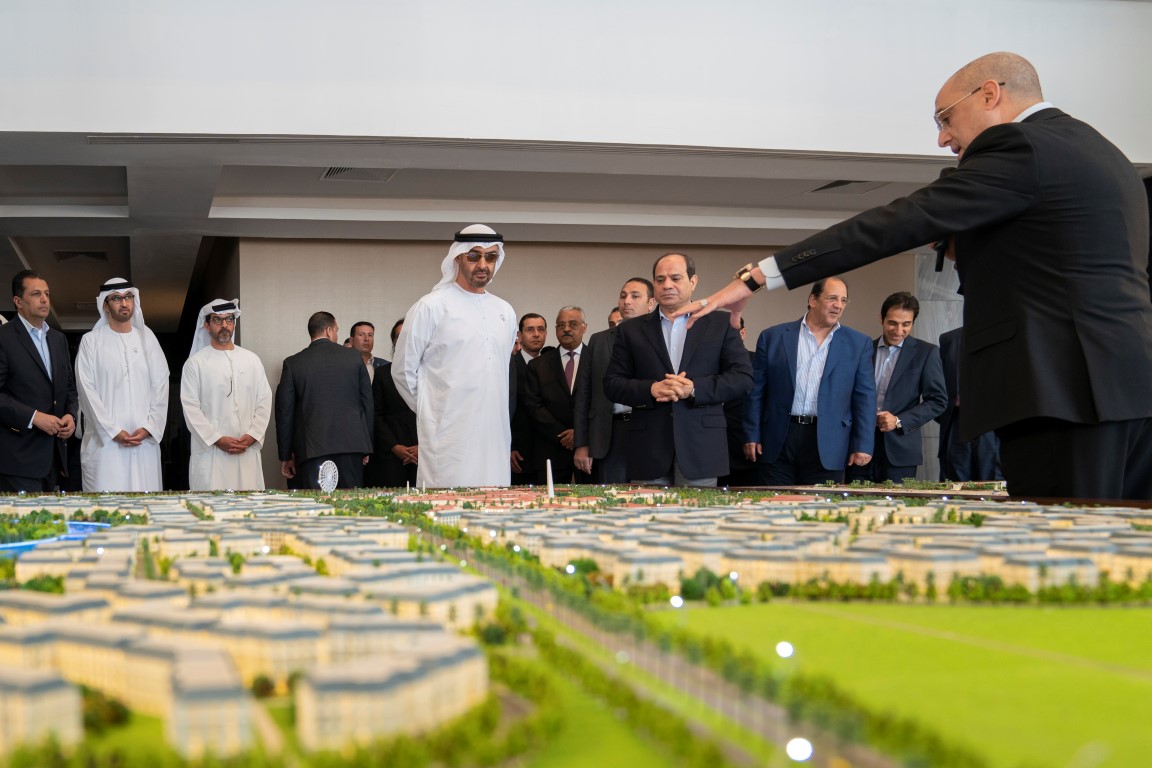 مصر: السيسى وبن زايد في جولة تفقدية لمتابعة مشروعات مدينة العلمين الجديدة
