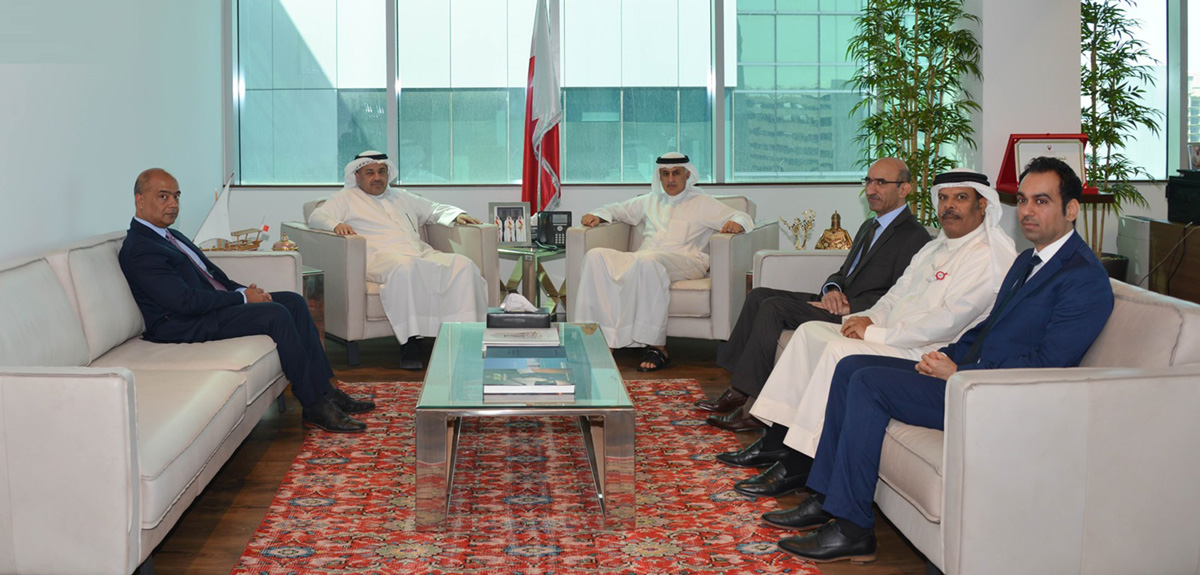 البحرين: وزير الصناعة والتجارة البحريني يستقبل خالد البسام رئيس مجلس إدارة شركة (فولاذ)