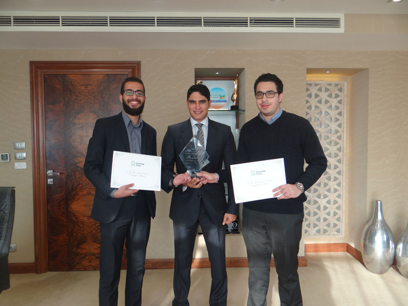 مصر : "حديد المصريين" ترعى ثلاث مواهب فى مجال الطاقة والرياضة والتكنولوجيا