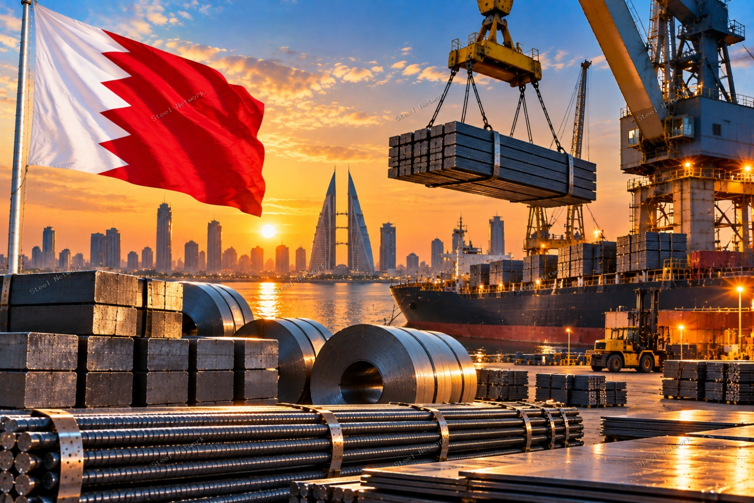 واردات البحرين من الصلب تقفز 216% إلى 49.6 ألف طن في يوليو