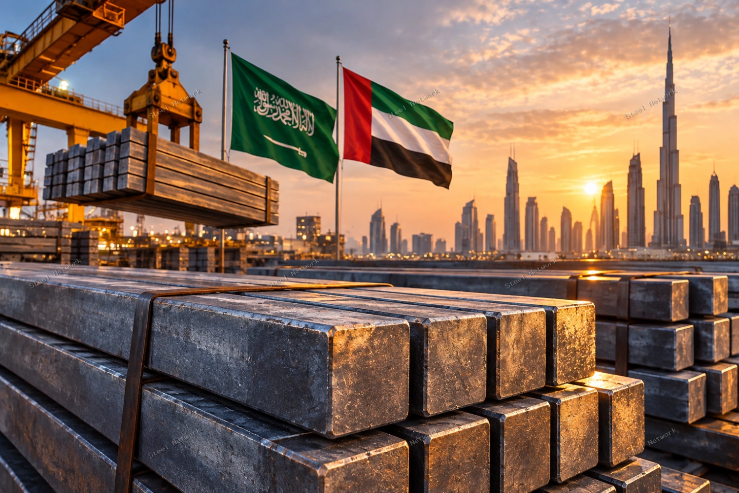 «نجد للحديد» السعودية تحصل على الاعتماد الإماراتي لتوريد البليت وتوسيع حضورها في أسواق الخليج