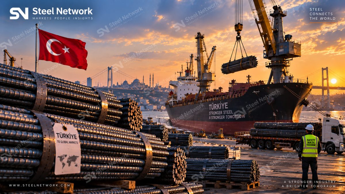 صادرات حديد التسليح التركية ترتفع 11.8% خلال 7 أشهر رغم تراجع الشحنات في يوليو