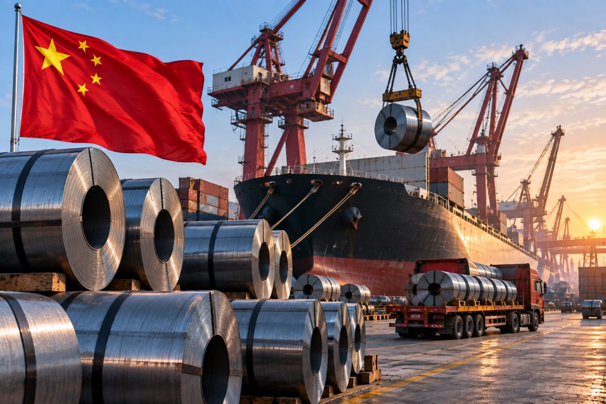 صادرات الصلب الصينية تتجاوز 10 ملايين طن في أغسطس وترتفع 6.8% على أساس سنوي
