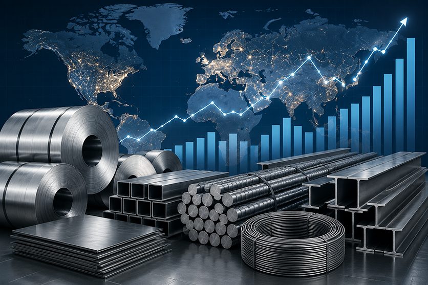أسعار الصلب العالمية تتباين أسبوعيًا وسط ارتفاع الخردة وخام الحديد وتحركات محدودة للمنتجات النهائية
