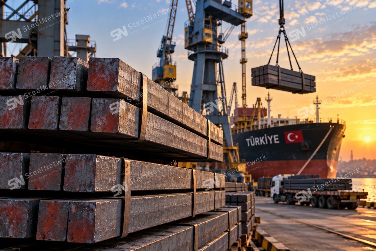 ارتفاع البليت التركي إلى 550 دولارًا مع صعود الخردة وحديد التسليح