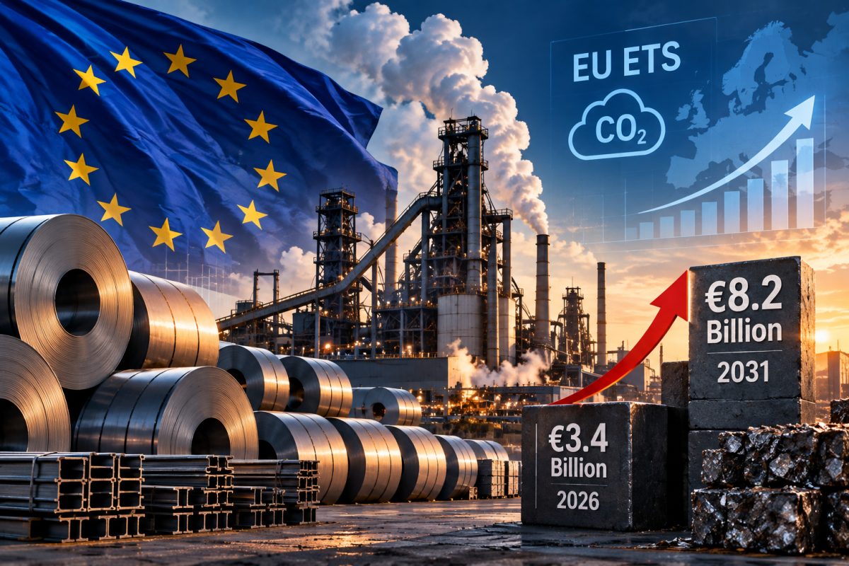 EUROFER: تكلفة الكربون على صناعة الصلب الأوروبية قد ترتفع إلى 8.2 مليار يورو سنويًا بحلول 2031