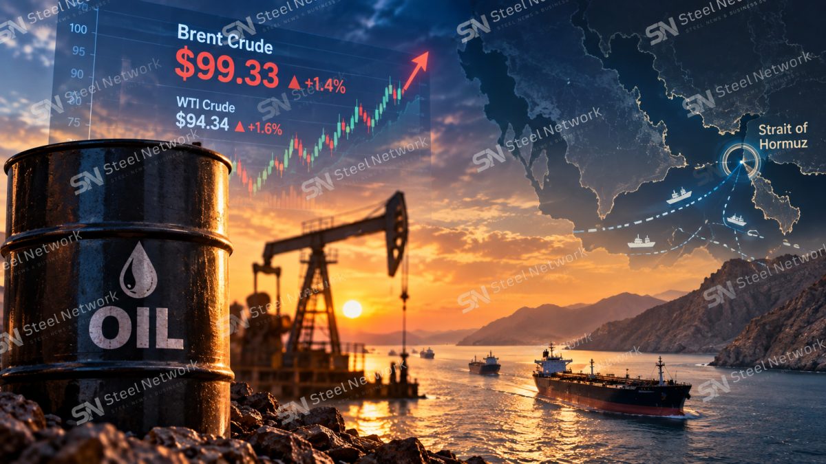 برنت يقترب من 100 دولار للبرميل مع تصاعد مخاطر إمدادات النفط في الشرق الأوسط