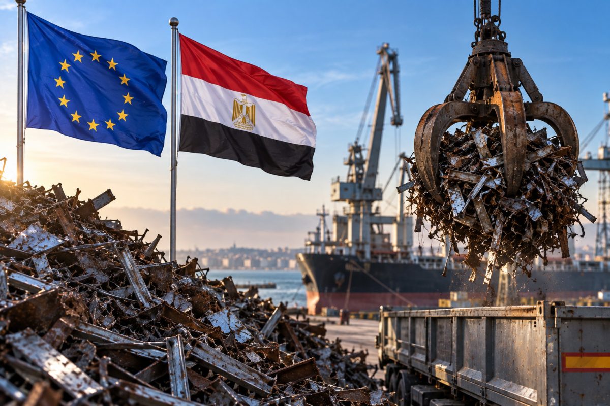 قيود أوروبية جديدة تهدد صادرات الخردة إلى مصر اعتبارًا من 2027